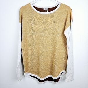 Smartwool Shadow Pine Colorblock Sweater NWT